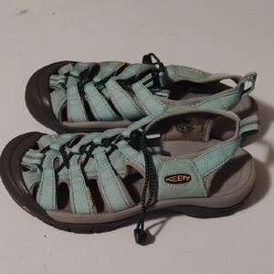 Keen Kids' Teal and Gray Outdoor Sandals